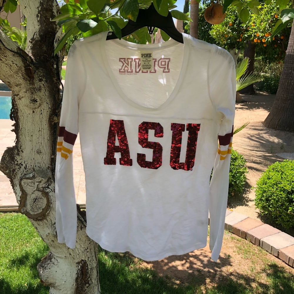 Victoria’s Secret pink ASU sequin long sleeve XS
